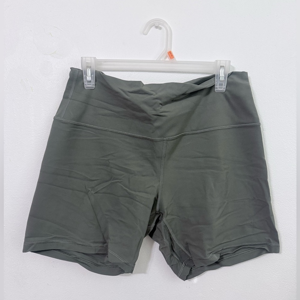 Lululemon Align Biker Shorts (Olive)